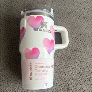 Stanley Pink and Purple Heart Quencher Tumbler Valentines Day 2026